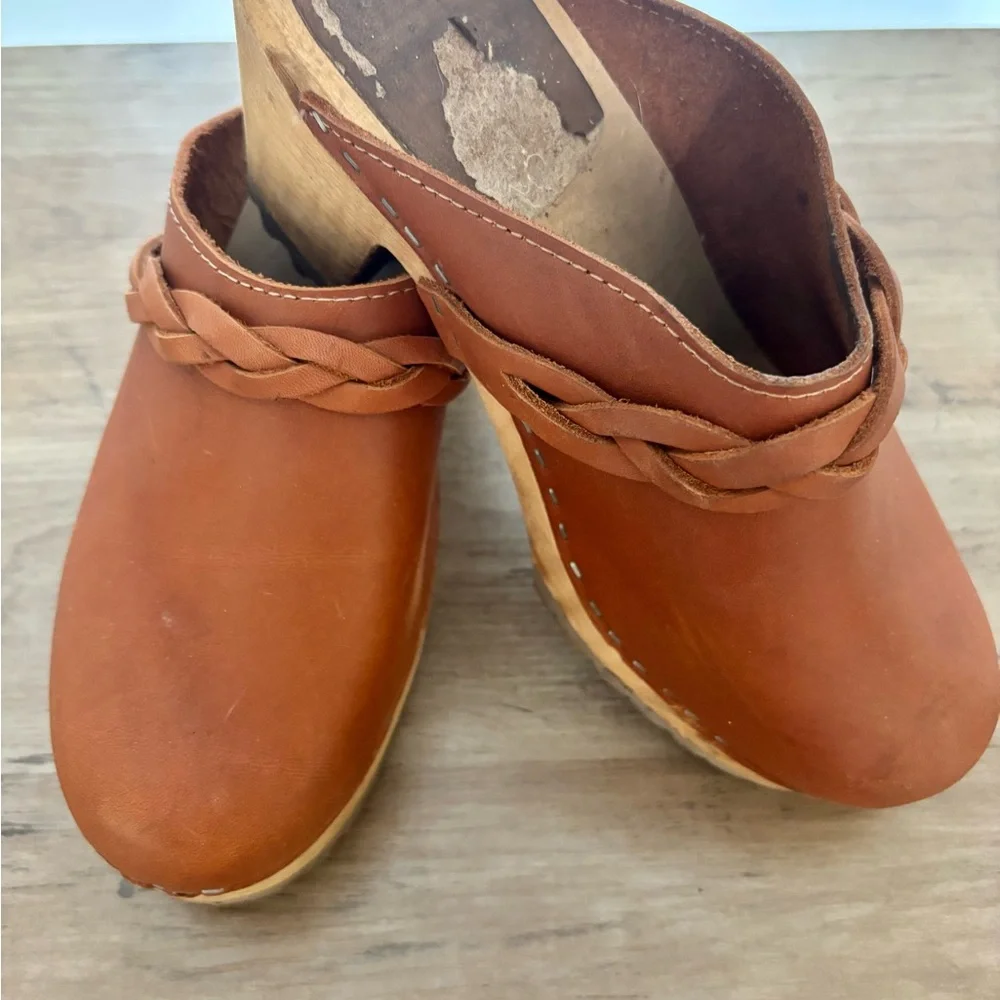 Free People x MIA Elsa Brown Leather Mules - Picture 4 of 16